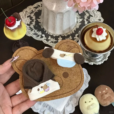 【受注予約】［ぬい服］5/10cm 無属性 ぬいぐるみ用 お洋服【放学】