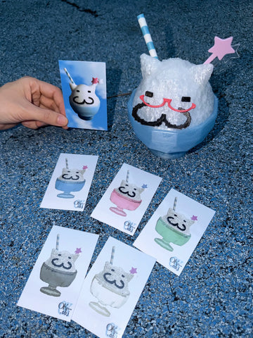 ［推し活グッズ］3Dプリント かき氷 ケース ライト【KJOC60】