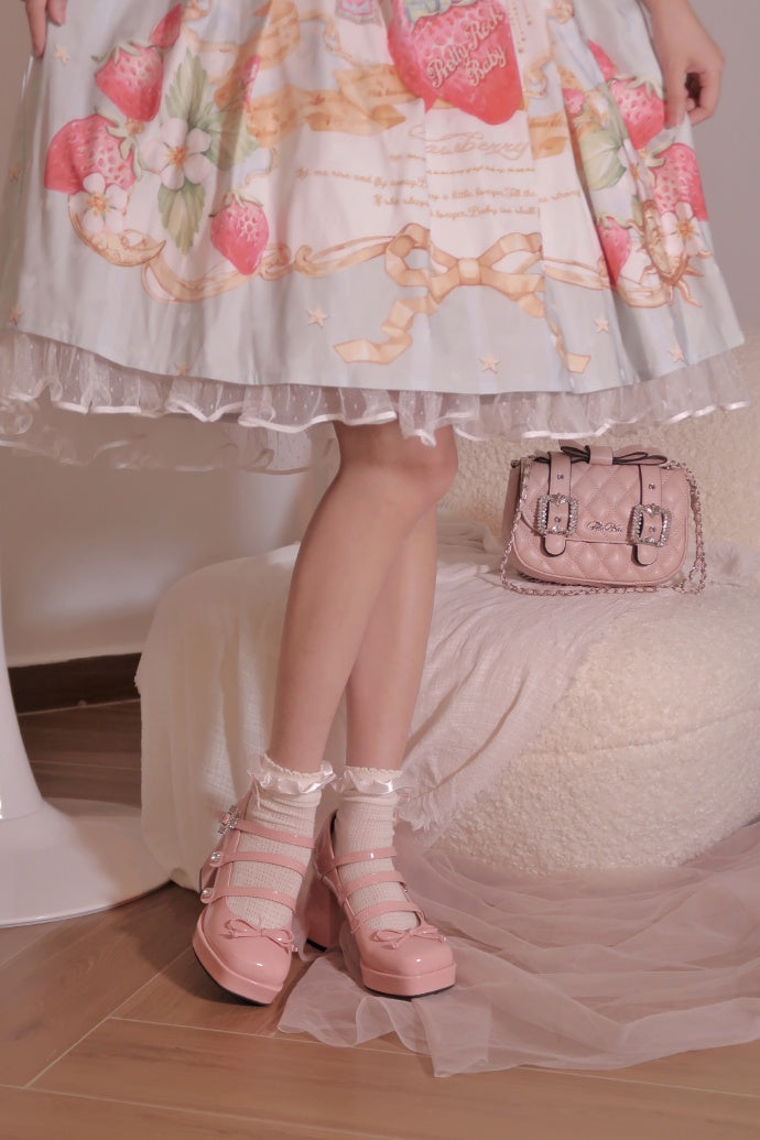 靴］ロリータ 姫 リボン パンプス【ピンク】 – candymoon
