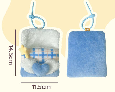 ［ぬい服］10cm 無属性 ぬいぐるみ用服 ポーチ【睡袋】