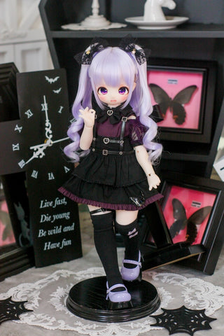 BJD服］1/4 mdd/msd/kumako ドール 人形用 衣装セット【地雷系