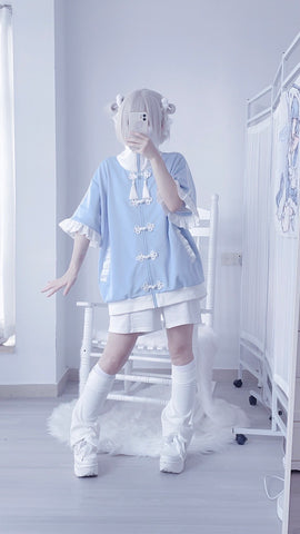 ［洋服］サブカル つけ袖ジャージ パーカー【DHPWBR】