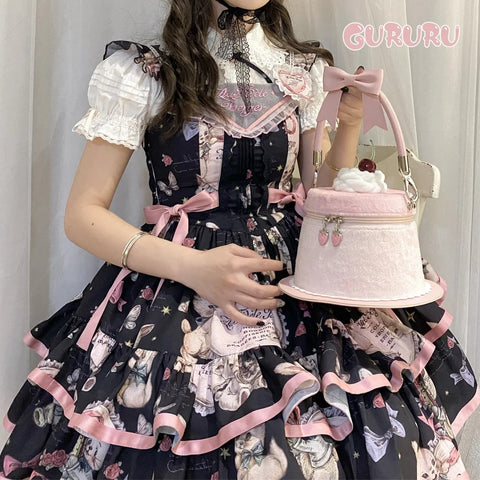 ［バッグ］ロリータ プリン型 ハンドバッグ【SD789S】
