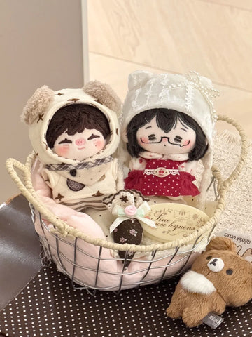 【受注予約】［ぬい服］10cm 無属性 ぬいぐるみ用 お洋服【糖霜】