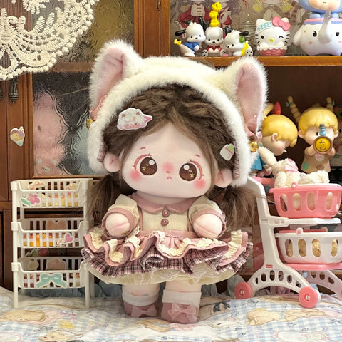 ［ぬい服］20cm 無属性 ぬいぐるみ用 お洋服【蜜桃】