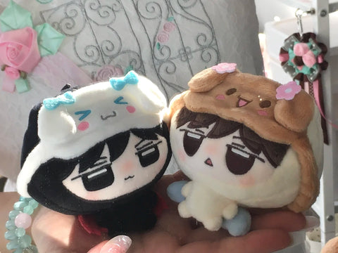 【受注予約】［ぬい服］10cm 無属性 ぬいぐるみ用 お洋服【眼罩】