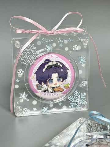 ［推し活グッズ］缶バッジ アクリルフレーム 58~75mm 【8W55IK】