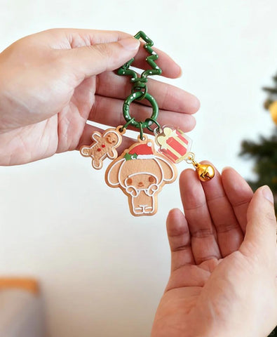 ［サンリオ］クリスマス ジンジャーマン キーホルダー【ZINZ1Y】