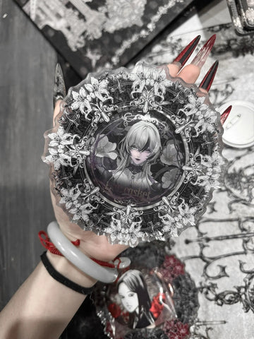 ［推し活グッズ］缶バッジアクリルフレーム 58~75mm【D4H3R1】