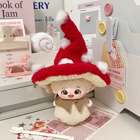 ［ぬい服］10/20cm 無属性 ぬいぐるみ用 お洋服【蘑菇】
