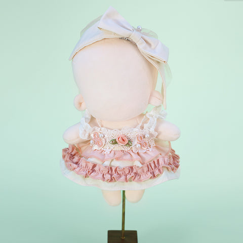 ［ぬい服］20cm 無属性 ぬいぐるみ用服【玫瑰奶油】