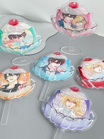 ［推し活グッズ］PVC 缶バッジカバー 58/75mm【G7K2T8】