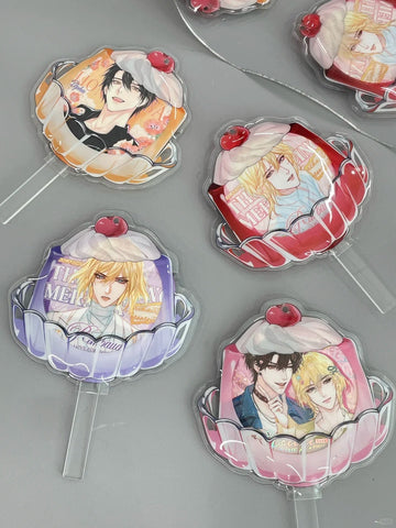 ［推し活グッズ］PVC 缶バッジカバー 58/75mm【G7K2T8】