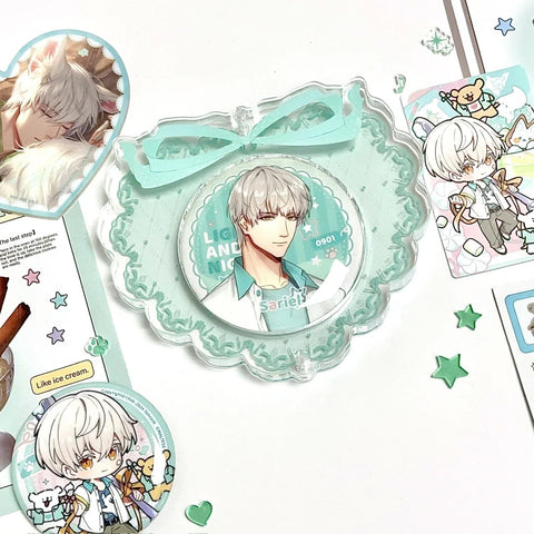 ［推し活グッズ］缶バッジアクリルフレーム 58/75mm【L2H4U4】