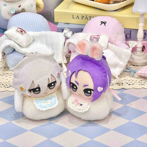 ［ぬい服］10cm 無属性 ぬいぐるみ用 お洋服【白兔】