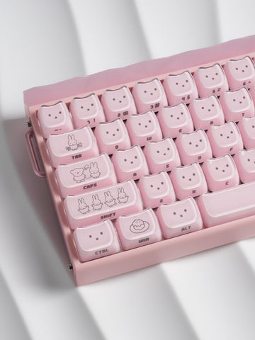 【メカニカルキーボード】119キー MAO ミッフィー キーキャップ