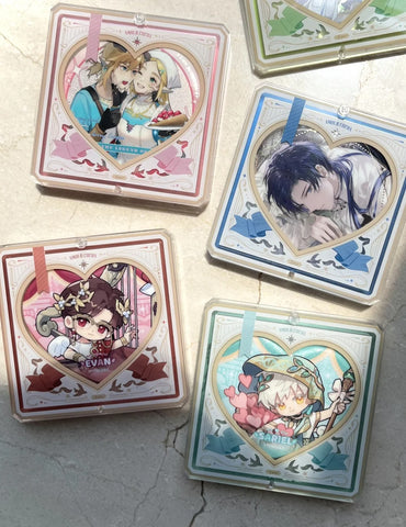 ［推し活グッズ］缶バッジアクリルフレーム 58～75mm【X5P7C1】