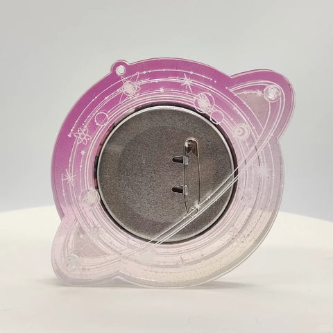 ［推し活グッズ］缶バッジ アクリルフレーム 58/75mm【小行星】