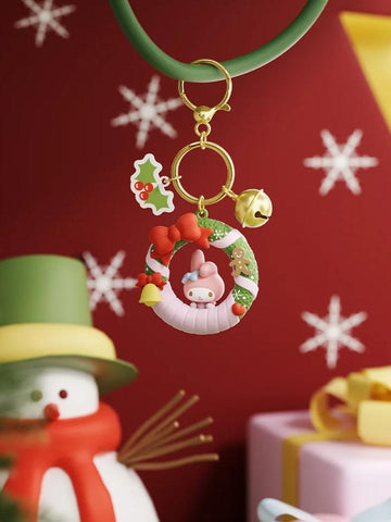 ［サンリオ］クリスマス キーホルダー【95F7LD】