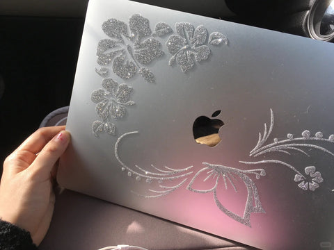 ［推し活グッズ］パソコン キラキラ ステッカー【8P1DF0】