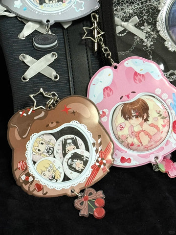 ［推し活グッズ］PVC 缶バッジ カバー 65mm【2XC6I3】