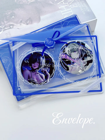 ［推し活グッズ］缶バッジアクリルフレーム 58/65/75mm【P9U9M2】