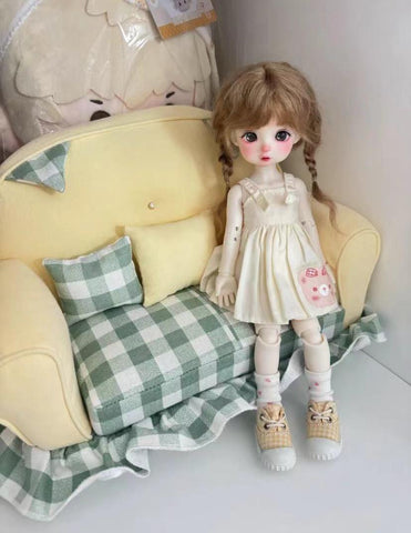 ［ぬい小物］10/15/20cm labubu 無属性 ぬいぐるみ用 ソファー【沙发】