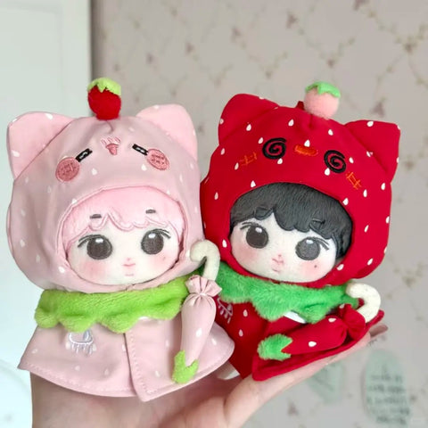 ［ぬい服］10cm 無属性 ぬいぐるみ用 お洋服【草莓】