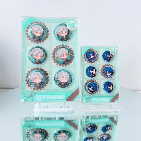 ［推し活グッズ］缶バッジ アクリルフレーム 25/32/38mm【RPKTQ8】