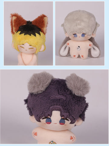 ［ぬい小物］10cm 無属性 ぬいぐるみ用 耳【兽耳】