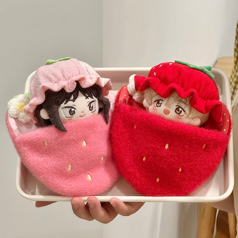 ［ぬい服］10cm 無属性 ぬいぐるみ用 お洋服【草莓】