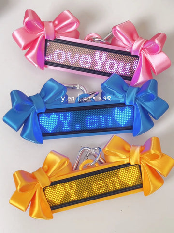 送料無料［推し活グッズ］応援用の電飾ボードキーホルダー Bluetooth【V7NAZE】