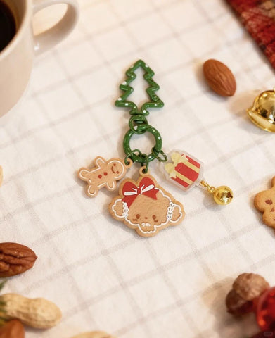 ［サンリオ］クリスマス ジンジャーマン キーホルダー【ZINZ1Y】