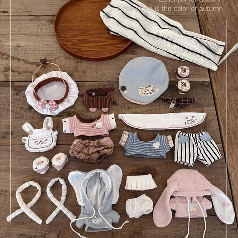 ［ぬい服］10/20cm 無属性 ぬいぐるみ用服【秋日】