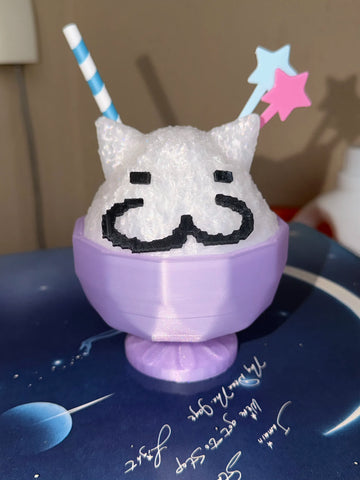 ［推し活グッズ］3Dプリント かき氷 ケース ライト【KJOC60】