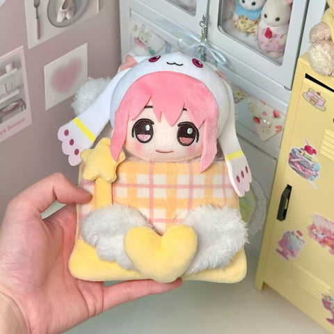 ［ぬい服］10cm 無属性 ぬいぐるみ用服 ポーチ【睡袋】