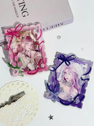 [推し活グッズ］トレーディングカード用 アクリルフレーム【3VYV2L】