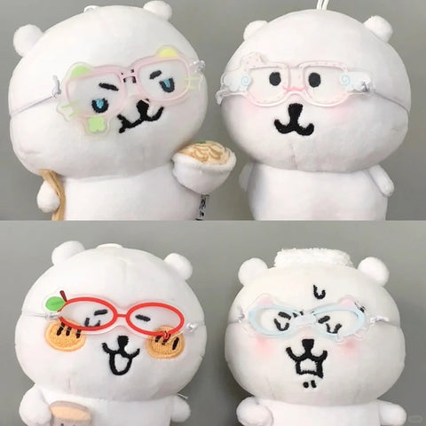 ［ぬい小物］10cm 無属性 ぬいぐるみ用 アクリル眼鏡【眼镜】