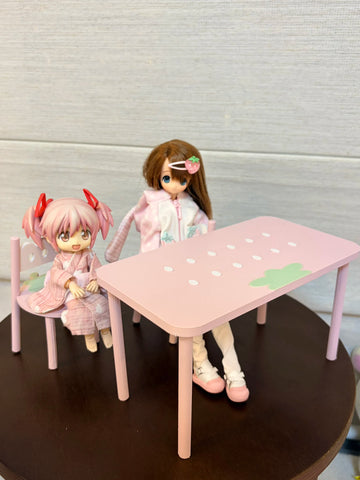 ［BJD小物］1/6 ドール用 手作り いちご家具【43S448】