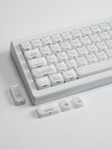 【メカニカルキーボード】119キー MAO ミッフィー キーキャップ