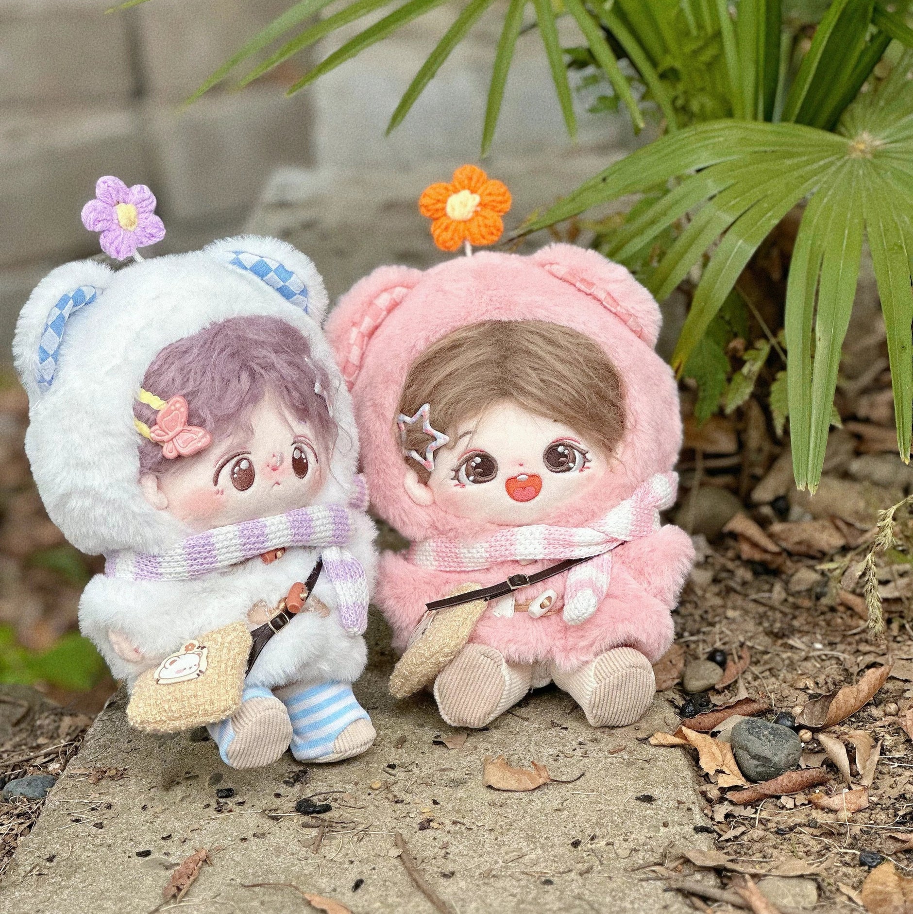 10〜14cm たれみみわんちゃん 細長く ぬい服