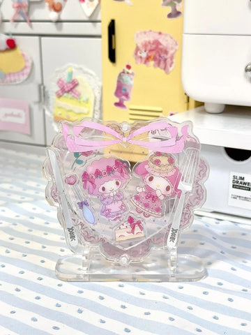 ［推し活グッズ］缶バッジアクリルフレーム 58/75mm【L2H4U4】