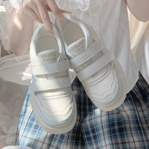 ［靴］ロリータ 女児 スニーカー シューズ 【ホワイト】