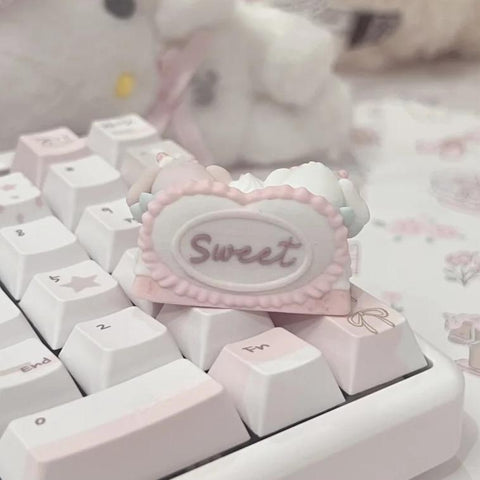 ［サンリオ］シュガーバニーズ 手作り キーキャップ【メカニカルキーボード】