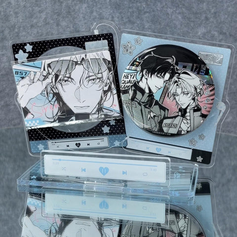 ［推し活グッズ］缶バッジ アクリルスタンド 58~75mm【LRC91X】