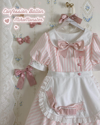 ［洋服］ロリータ ワンピース ピンク【小心动】
