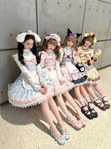 廃番】 サンリオ Angelic Pretty ウィッシュミーメル サロペットJSK ...