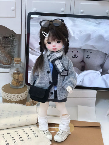 ［BJD服］1/6 ドール用 衣装セット【三月】