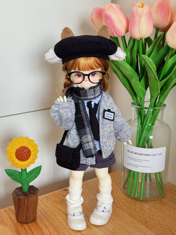 ［BJD服］1/6 ドール用 衣装セット【三月】