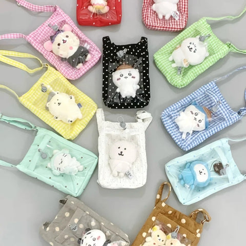 ［推し活グッズ］10cm 無属性 ぬいぐるみ用 ポーチ【C5L1T6】
